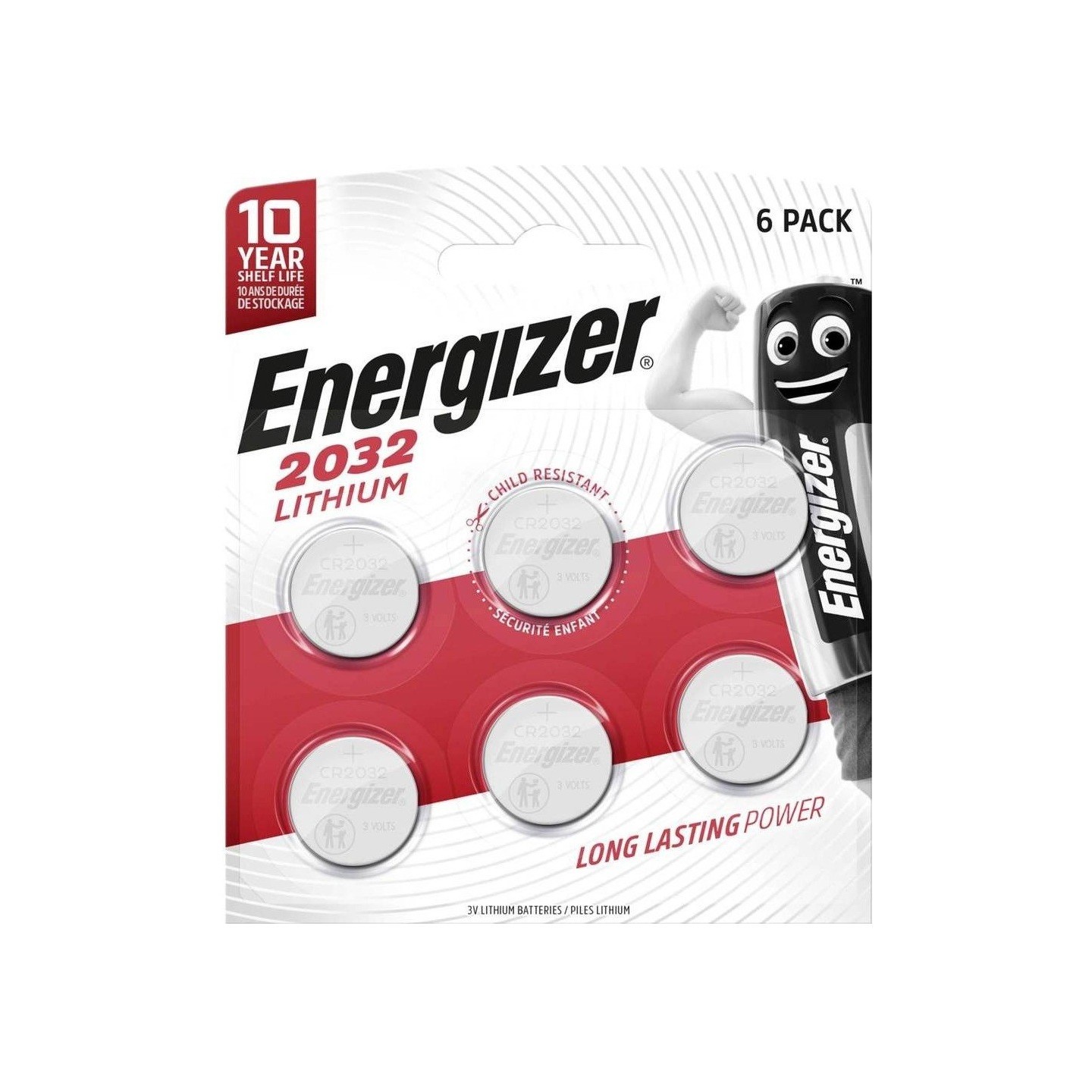 Energizer Lithium Batteries - CR2032 - 6pcs — Buy in Cyprus with Fast Delivery