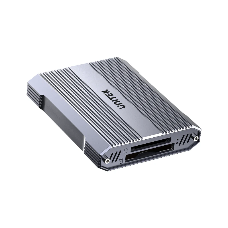 Buy Unitek R1022 Dual Read Write Card Reader USB-C to SD4.0+Micro SD3.0+CF Expre... in Cyprus, Nicosia, Limassol, Larnaka, Pafos