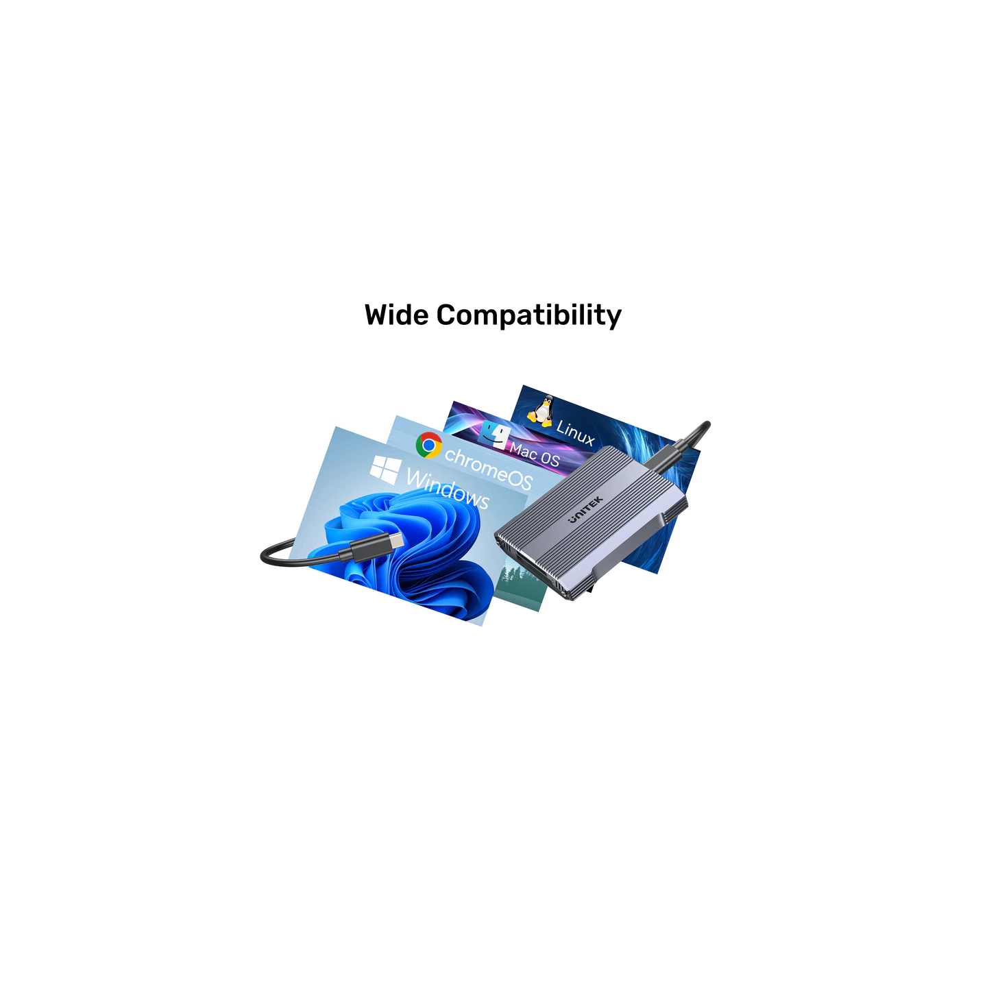 Unitek R1022 Dual Read Write Card Reader USB-C to SD4.0+Micro SD3.0+CF Express 2.0 — Buy in Cyprus with Fast Delivery