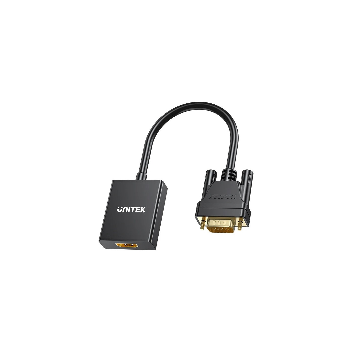 Unitek Converter VGA to HDMI Adapter - with Audio & Power Port — Buy in Cyprus with Fast Delivery