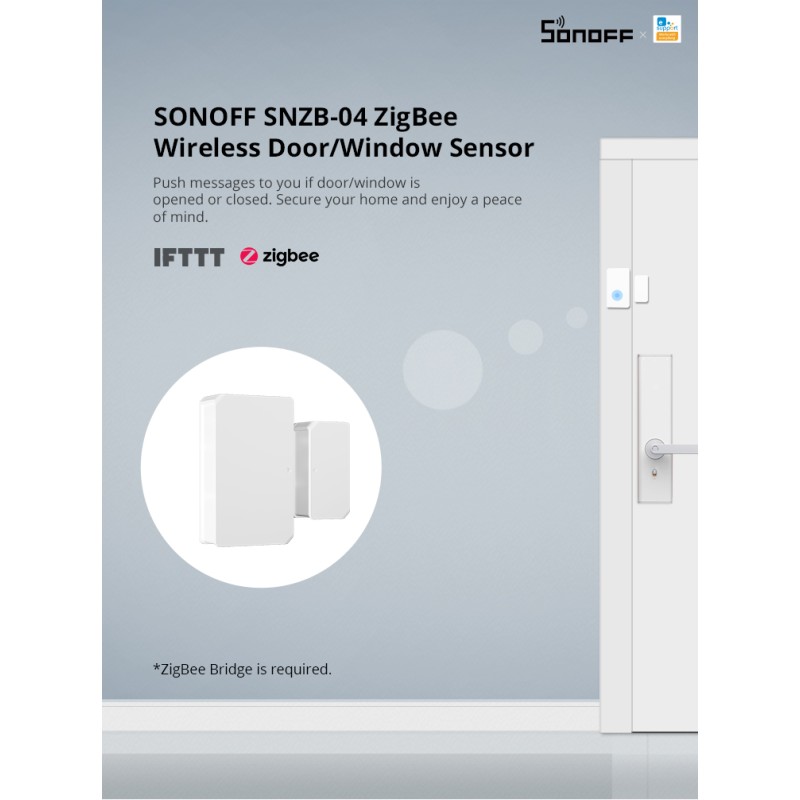 Buy Sonoff ZigBee Wireless Door Window Sensor - SNZB-04 - ZigBee Wireless Door W... in Cyprus, Nicosia, Limassol, Larnaka, Pafos