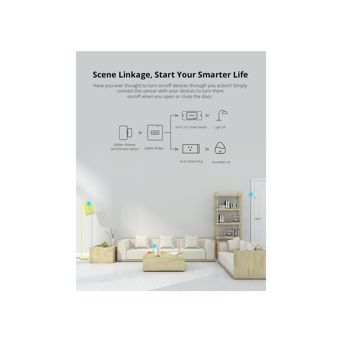 Sonoff ZigBee Wireless Door Window Sensor - SNZB-04 - ZigBee Wireless Door Window Sensor — Buy in Cyprus with Fast Delivery
