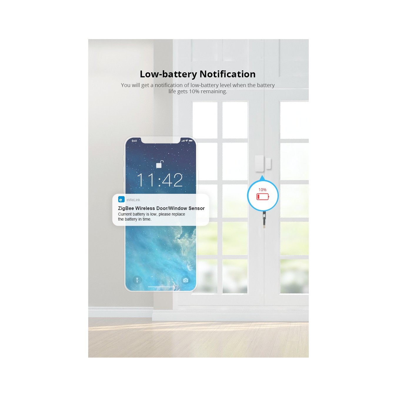 Sonoff ZigBee Wireless Door Window Sensor - SNZB-04 - ZigBee Wireless Door Window Sensor — Buy in Cyprus with Fast Delivery
