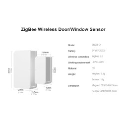 Buy Sonoff ZigBee Wireless Door Window Sensor - SNZB-04 - ZigBee Wireless Door W... in Cyprus, Nicosia, Limassol, Larnaka, Pafos