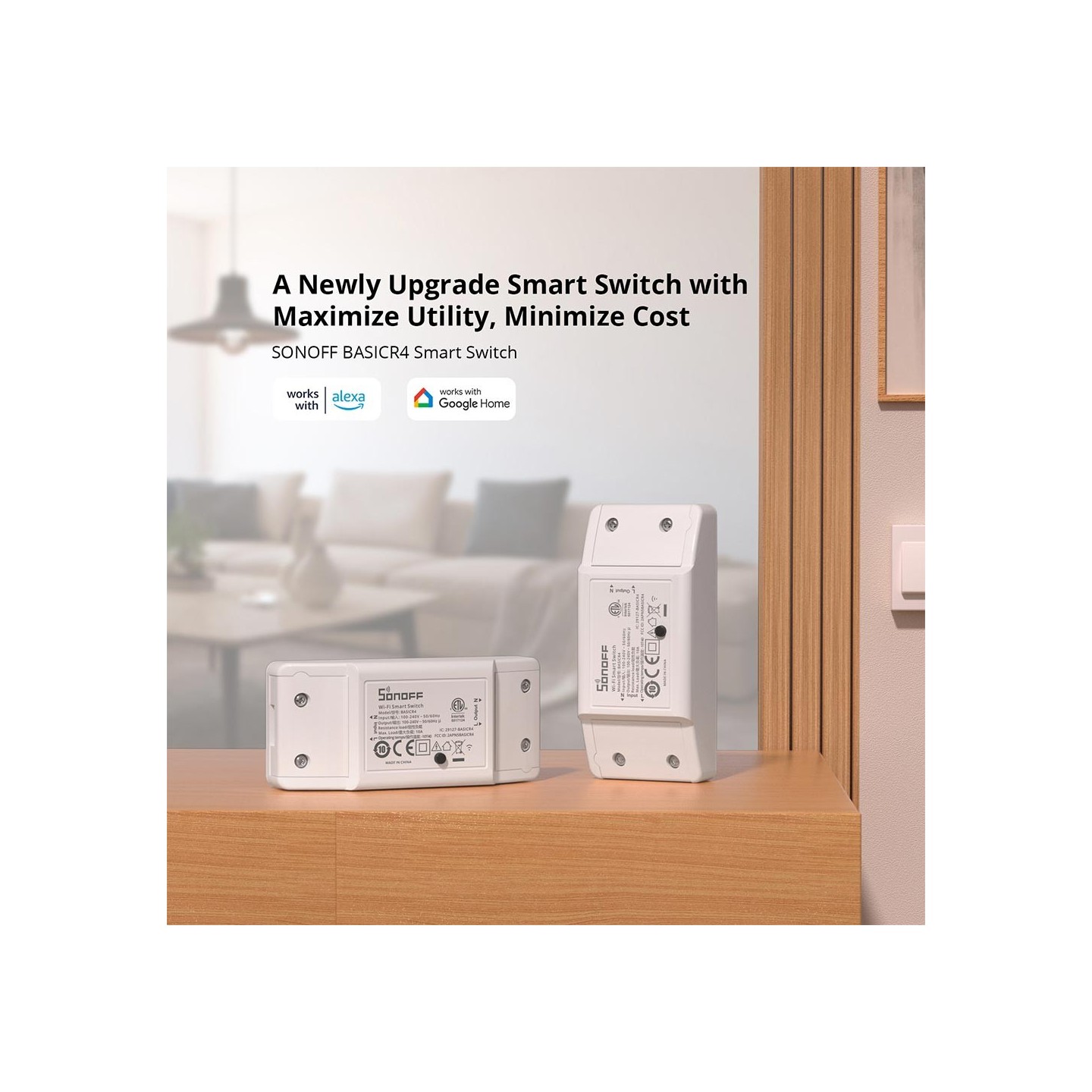 Sonoff WiFi Smart Switch Basic - R4 - 10A — Buy in Cyprus with Fast Delivery
