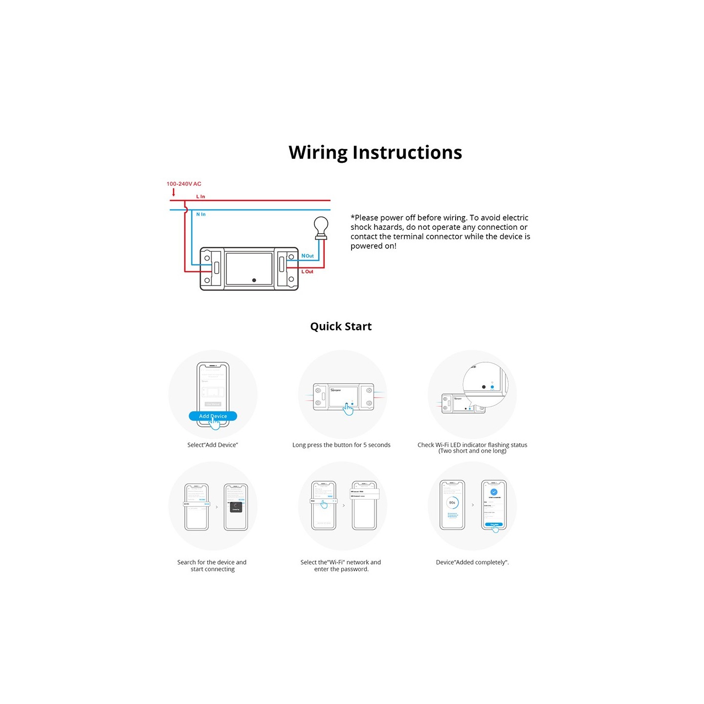 Sonoff WiFi Smart Switch Basic - R4 - 10A — Buy in Cyprus with Fast Delivery
