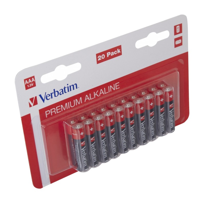 Buy Verbatim Alkaline AAA 20pcs Batteries - Alkaline, AAA, 20pcs in Cyprus, Nicosia, Limassol, Larnaka, Pafos