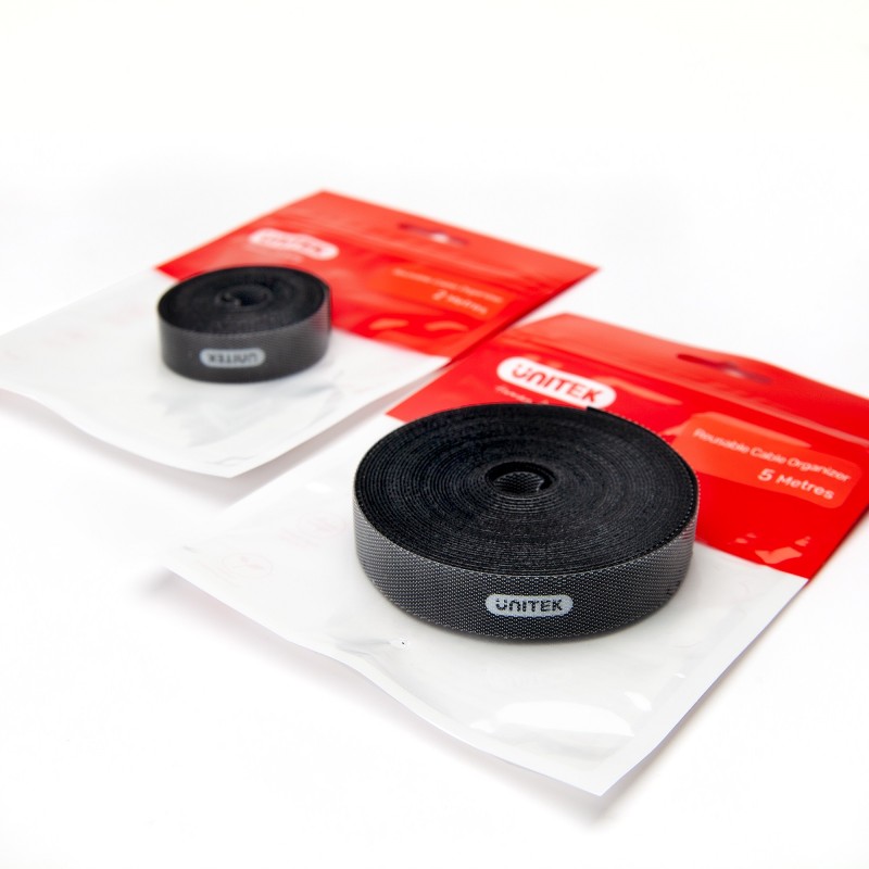Buy Unitek Velcro Cable Organizer - OT142BK - 5.0m in Cyprus, Nicosia, Limassol, Larnaka, Pafos