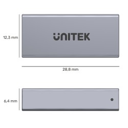 Buy Unitek USB-C Coupler - A1036GY - PD240W 8K Video 40Gbps in Cyprus, Nicosia, Limassol, Larnaka, Pafos