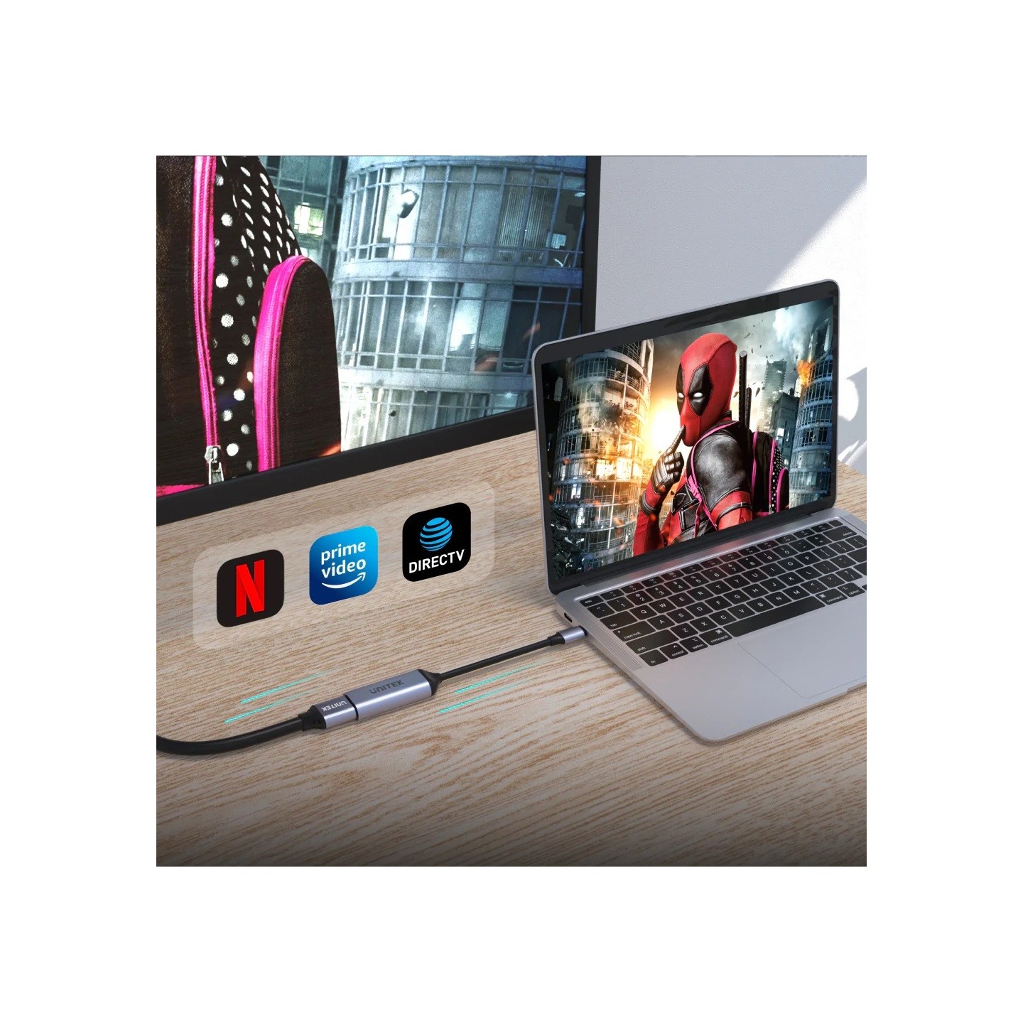 Unitek Converter - V1416B - USB-C to HDMI 8K Aluminium HDCP 2.3 — Buy in Cyprus with Fast Delivery