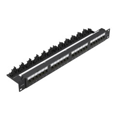 Buy Unitek Network Patch Panel - T003A - 24-Port CAT6 UTP Patch Panel in Cyprus, Nicosia, Limassol, Larnaka, Pafos