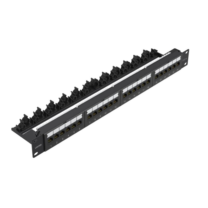 Buy Unitek Network Patch Panel - T003A - 24-Port CAT6 UTP Patch Panel in Cyprus, Nicosia, Limassol, Larnaka, Pafos