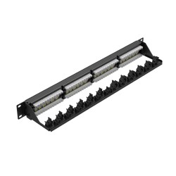 Buy Unitek Network Patch Panel - T003A - 24-Port CAT6 UTP Patch Panel in Cyprus, Nicosia, Limassol, Larnaka, Pafos