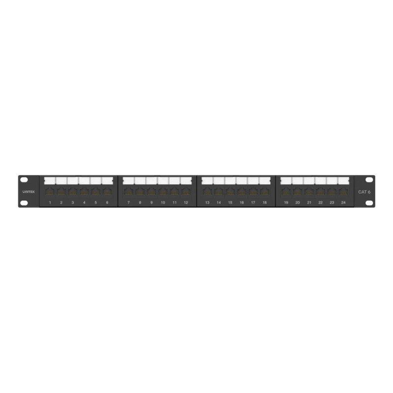 Buy Unitek Network Patch Panel - T003A - 24-Port CAT6 UTP Patch Panel in Cyprus, Nicosia, Limassol, Larnaka, Pafos
