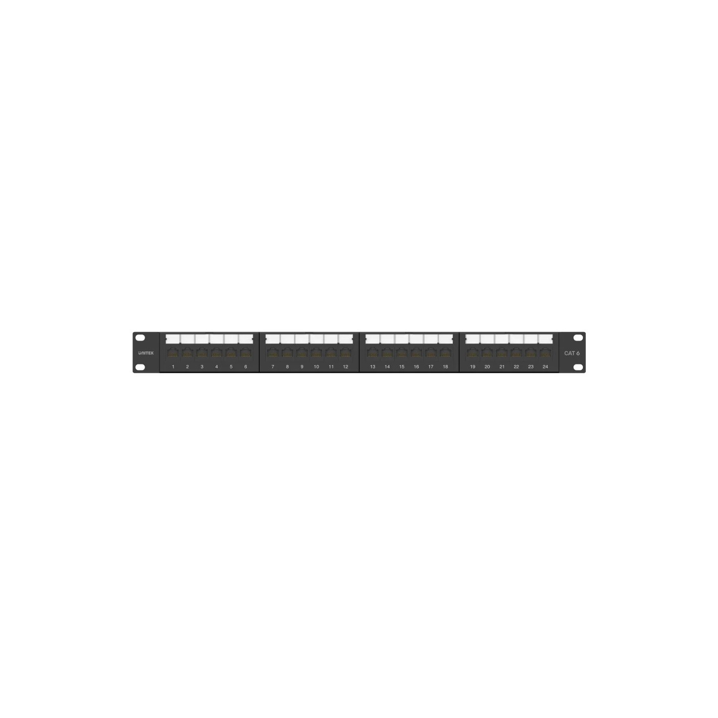 Unitek Network Patch Panel - T003A - 24-Port CAT6 UTP Patch Panel — Buy in Cyprus with Fast Delivery