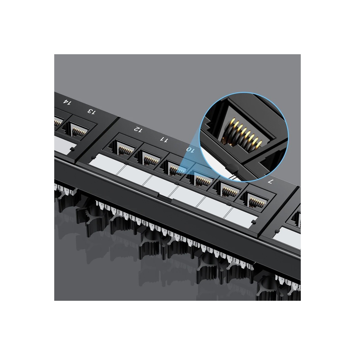 Unitek Network Patch Panel - T003A - 24-Port CAT6 UTP Patch Panel — Buy in Cyprus with Fast Delivery