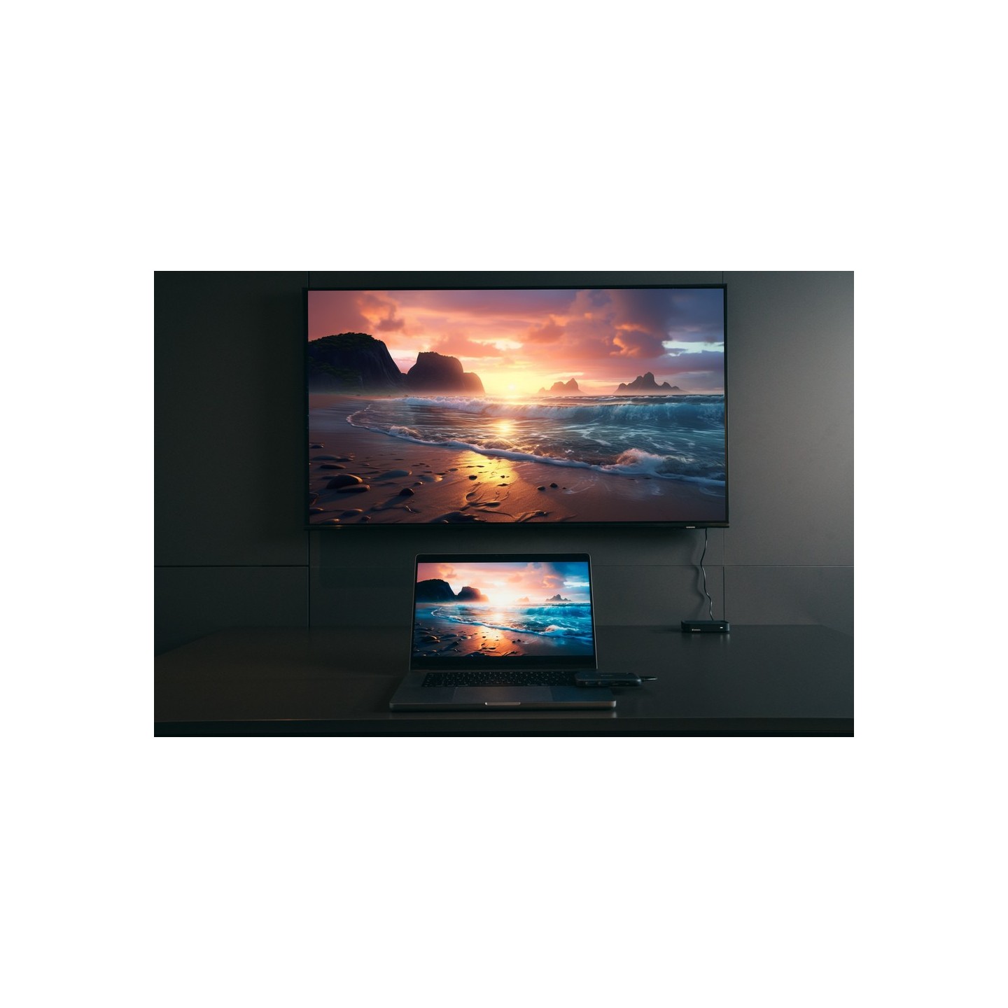 Verbatim Share My Screen USB-C Wireless Display Adapter 1080P with Hub - WDA-01 - USB-C Wireless Display Adapter 1080P with Hub