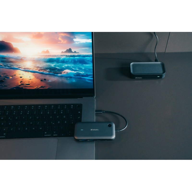 Buy Verbatim Share My Screen USB-C Wireless Display Adapter 1080P with Hub - WDA... in Cyprus, Nicosia, Limassol, Larnaka, Pafos