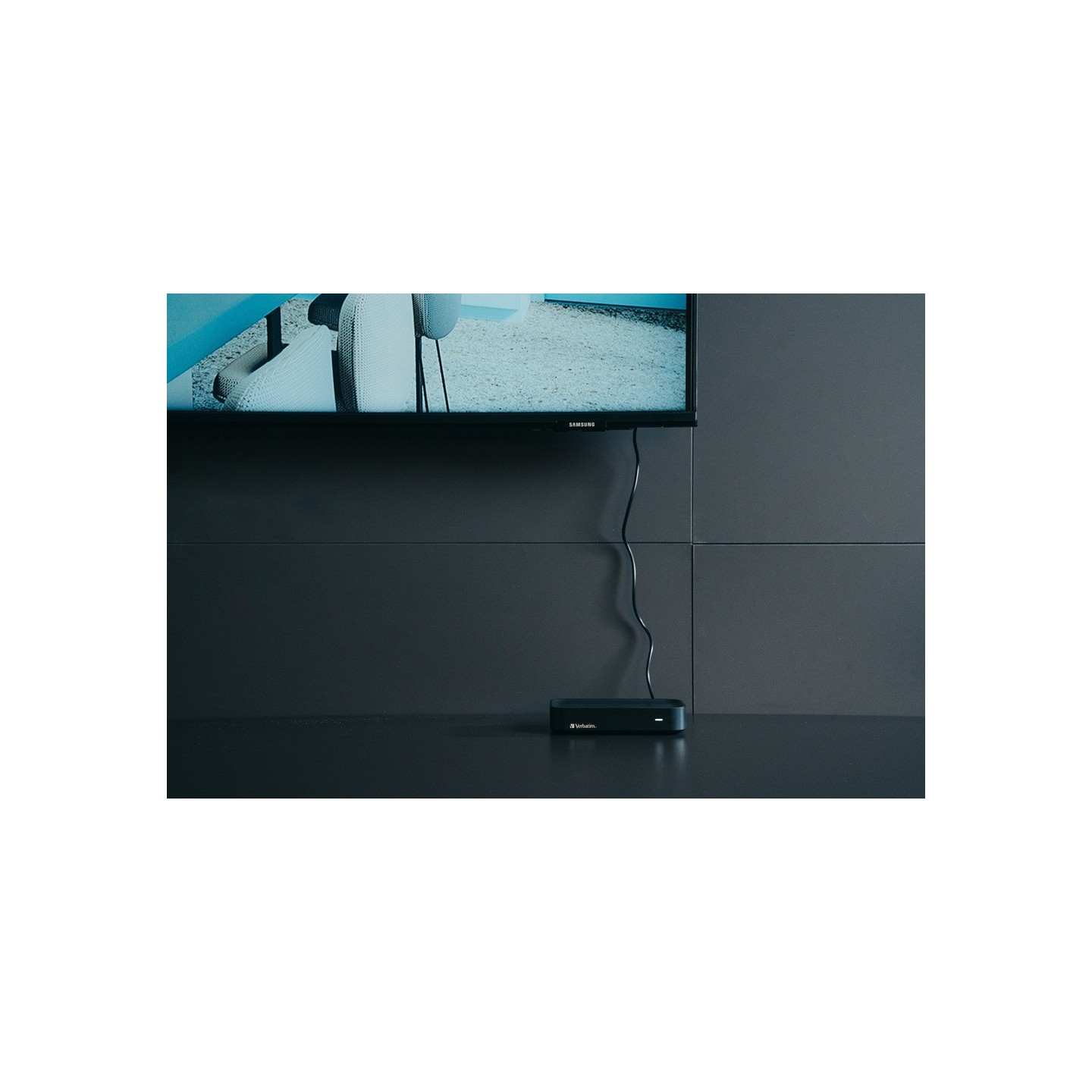 Verbatim Share My Screen USB-C Wireless Display Adapter 1080P with Hub - WDA-01 - USB-C Wireless Display Adapter 1080P with Hub