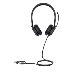 Buy Yealink Headset - UH35 - Wired USB Dual-Mic Noise Cancelling USB-C A Dual Teams in Cyprus, Nicosia, Limassol, Larnaka, Pafos