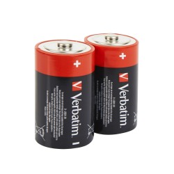 Buy Verbatim Alkaline Batteries - D, 2pcs in Cyprus, Nicosia, Limassol, Larnaka, Pafos