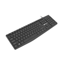 Natec Nautilus NKL-1950 Wired Keyboard - Black US Slim (Boxed) — Buy in Cyprus with Fast Delivery