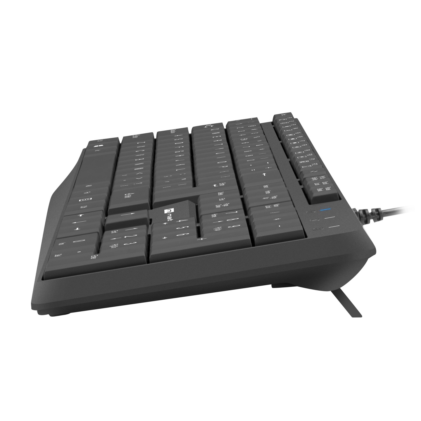 Natec Nautilus NKL-1950 Wired Keyboard - Black US Slim (Boxed) — Buy in Cyprus with Fast Delivery