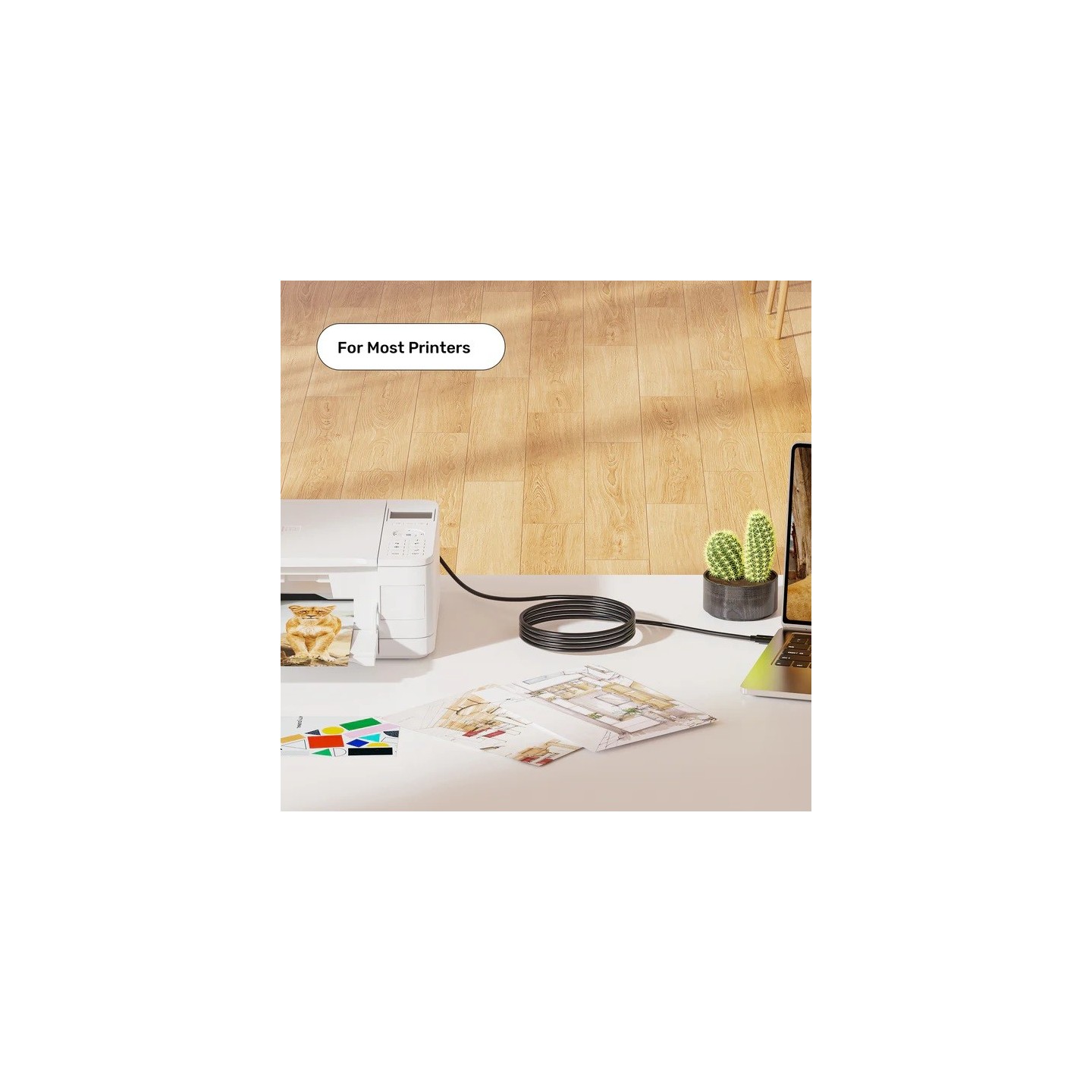 Unitek USB-C 2.0 to USB-B Printer Cable - 1.0m — Buy in Cyprus with Fast Delivery