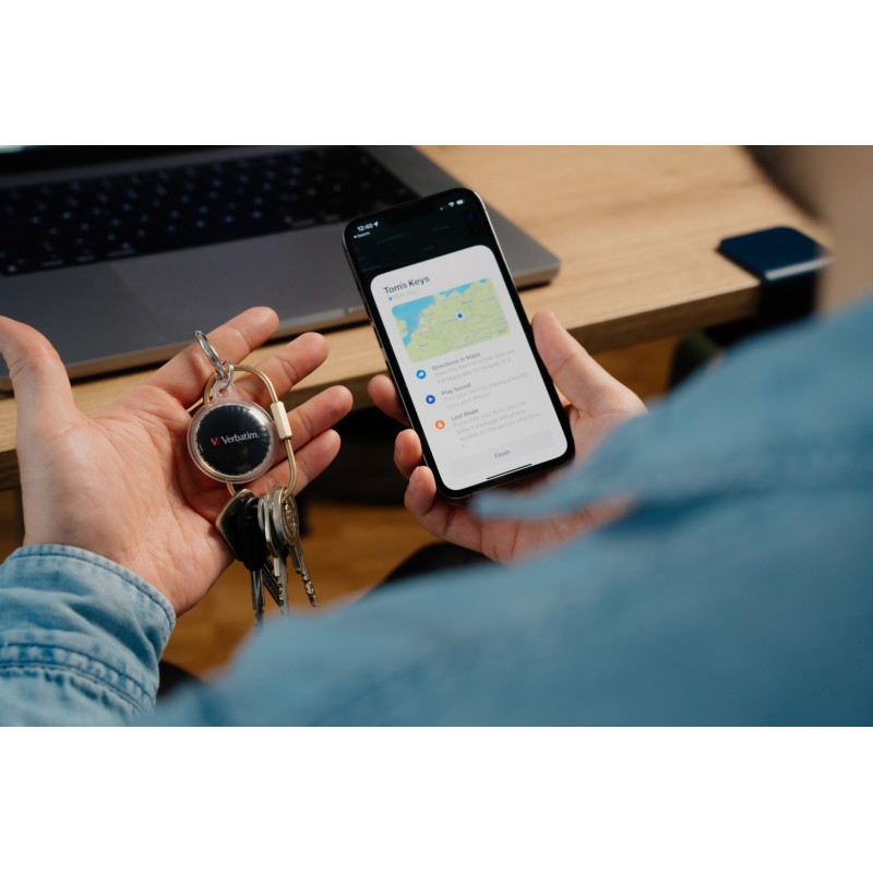 Buy Verbatim My Finder Coin Apple BT Item Finder - MYFC-01B - 1-pk Black in Cyprus, Nicosia, Limassol, Larnaka, Pafos