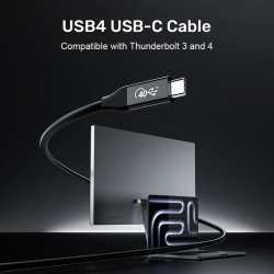 Buy Unitek USB 4.0 Cable - C14100ABK01-2M - 2.0m 240W+40G+8K60HZ in Cyprus, Nicosia, Limassol, Larnaka, Pafos