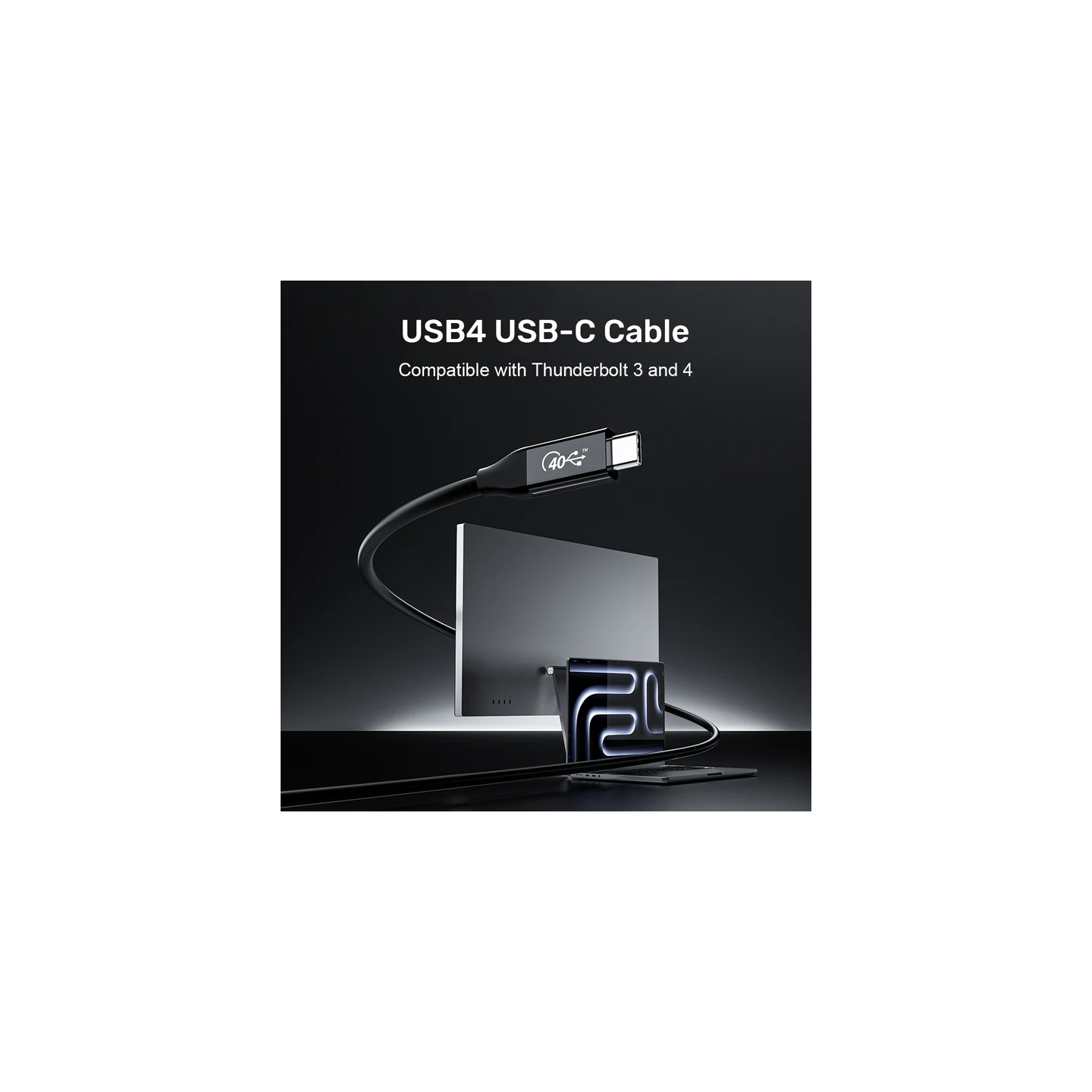 Unitek USB 4.0 Cable - C14100ABK01-2M - 2.0m 240W+40G+8K60HZ — Buy in Cyprus with Fast Delivery