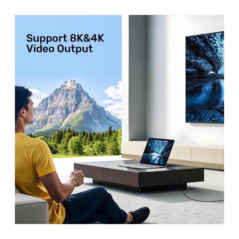 Buy Unitek USB 4.0 Cable - C14100ABK01-2M - 2.0m 240W+40G+8K60HZ in Cyprus, Nicosia, Limassol, Larnaka, Pafos