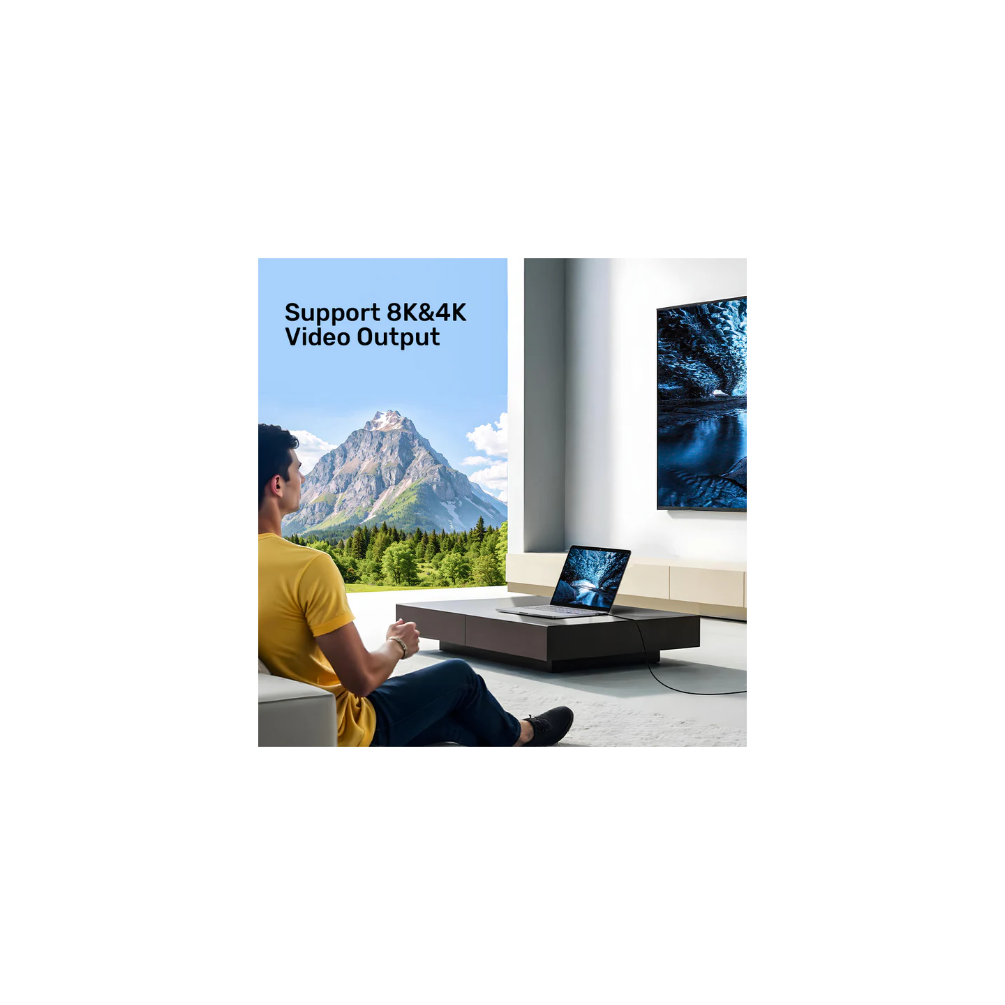 Unitek USB 4.0 Cable - C14100ABK01-2M - 2.0m 240W+40G+8K60HZ — Buy in Cyprus with Fast Delivery