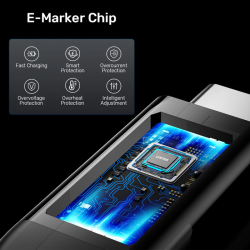 Buy Unitek USB 4.0 Cable - C14100ABK01-2M - 2.0m 240W+40G+8K60HZ in Cyprus, Nicosia, Limassol, Larnaka, Pafos