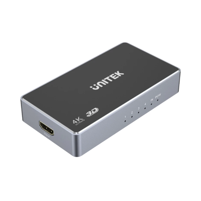 Buy Unitek HDMI Splitter - V1109A - 1 In-4 Out Black Space Grey in Cyprus, Nicosia, Limassol, Larnaka, Pafos