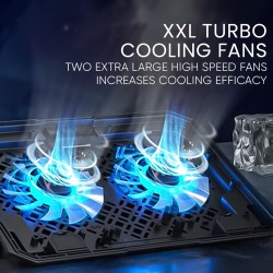 Buy Alcatroz Laptop Cooler - Vendaval G2 - RGB Black in Cyprus, Nicosia, Limassol, Larnaka, Pafos