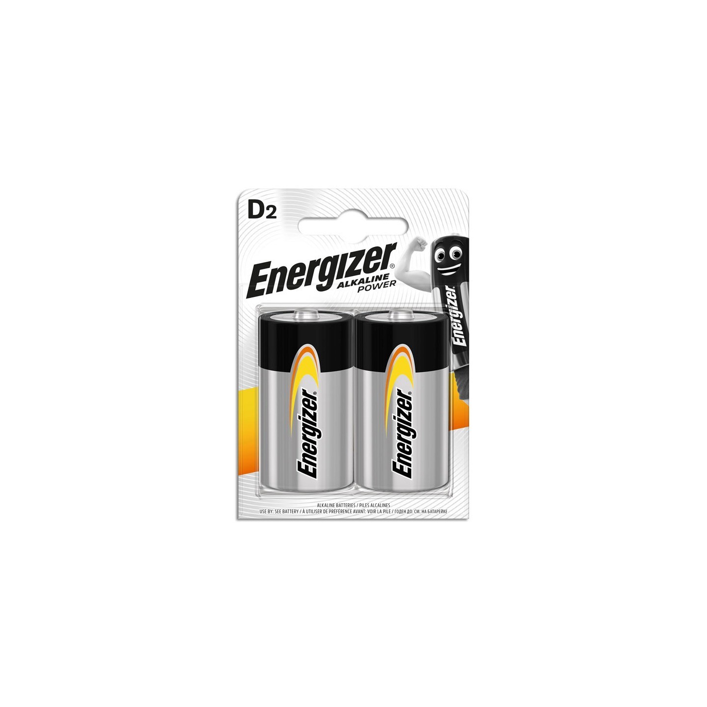 Energizer Alkaline Power D Batteries - 2pcs — Buy in Cyprus with Fast Delivery