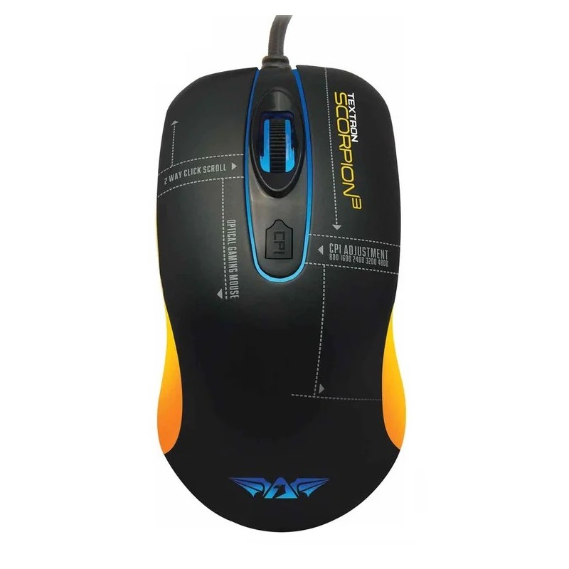 Armaggeddon Scorpion 3 Pro-Gaming Mouse - 4800 CPI - Free Mousepad (Boxed) — Buy in Cyprus with Fast Delivery