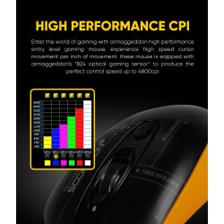 Armaggeddon Scorpion 3 Pro-Gaming Mouse - 4800 CPI - Free Mousepad (Boxed) — Buy in Cyprus with Fast Delivery