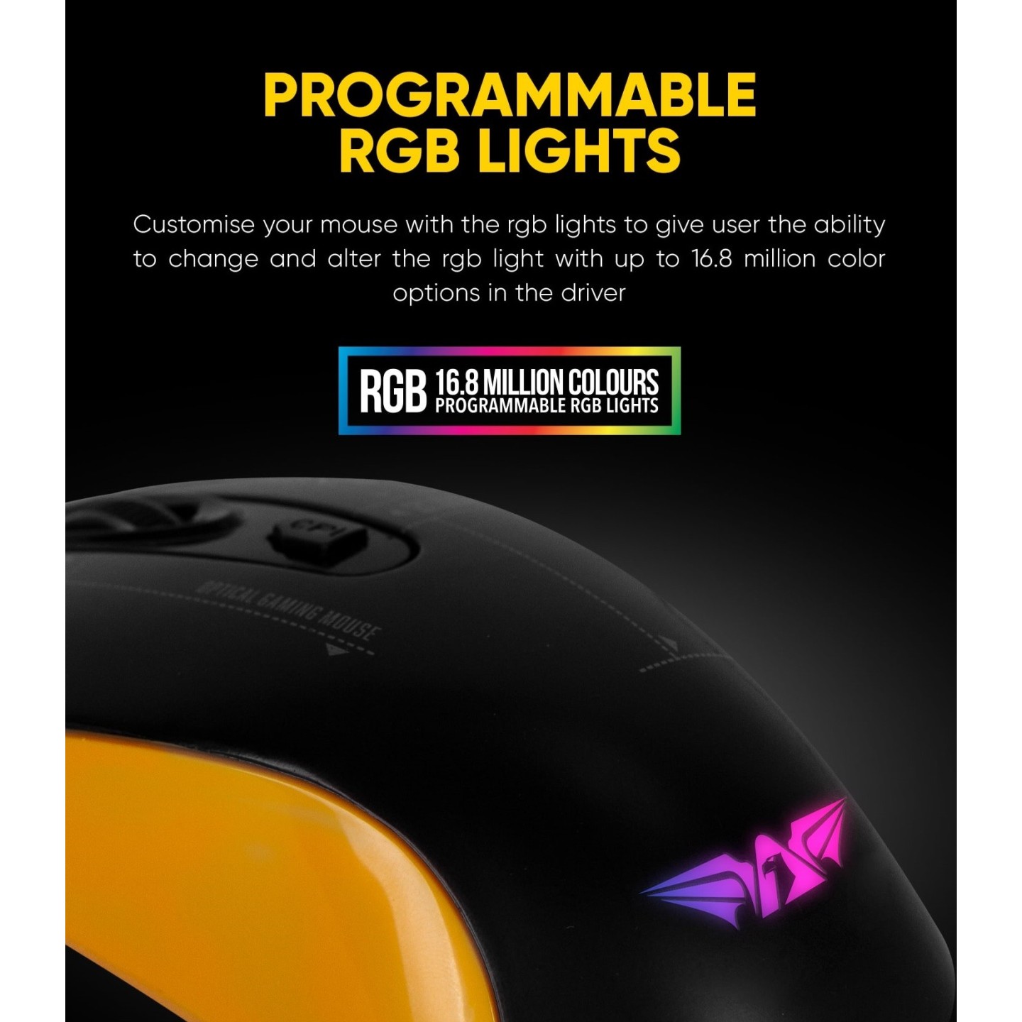 Armaggeddon Scorpion 3 Pro-Gaming Mouse - 4800 CPI - Free Mousepad (Boxed) — Buy in Cyprus with Fast Delivery