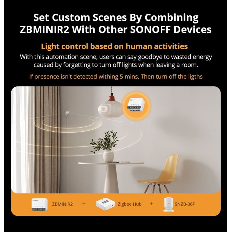Buy SONOFF Zigbee Smart Switch - ZBMINIR2 - SONOFF Zigbee Smart Switch in Cyprus, Nicosia, Limassol, Larnaka, Pafos