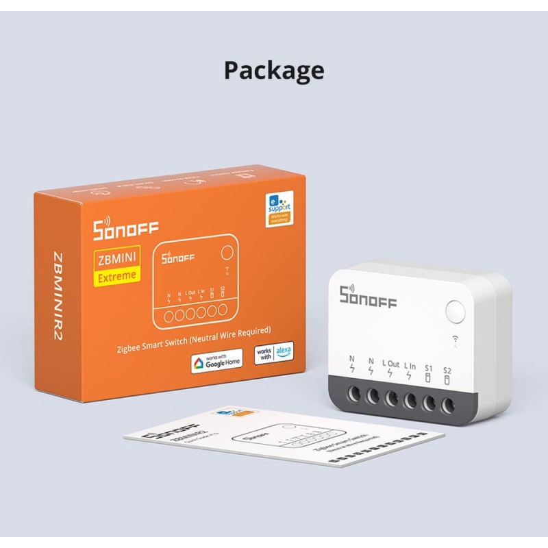 Buy SONOFF Zigbee Smart Switch - ZBMINIR2 - SONOFF Zigbee Smart Switch in Cyprus, Nicosia, Limassol, Larnaka, Pafos