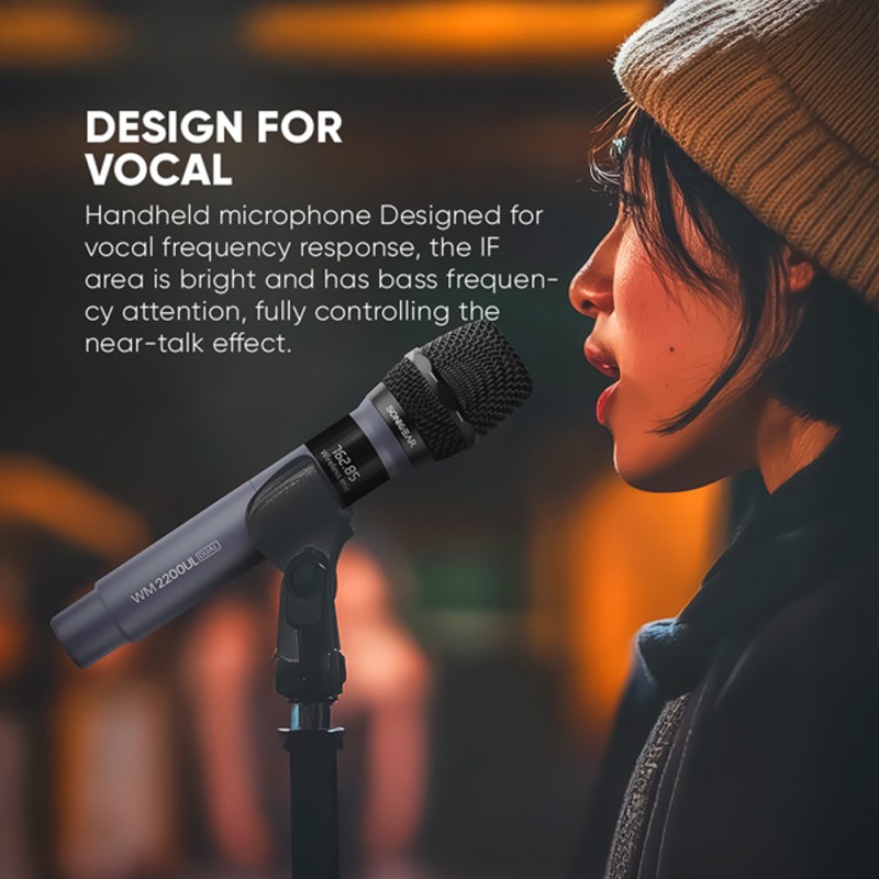 Buy SonicGear - WM2200UL - DUAL White 2 x Wireless 2.4GHz Rechargeable Microphon... in Cyprus, Nicosia, Limassol, Larnaka, Pafos