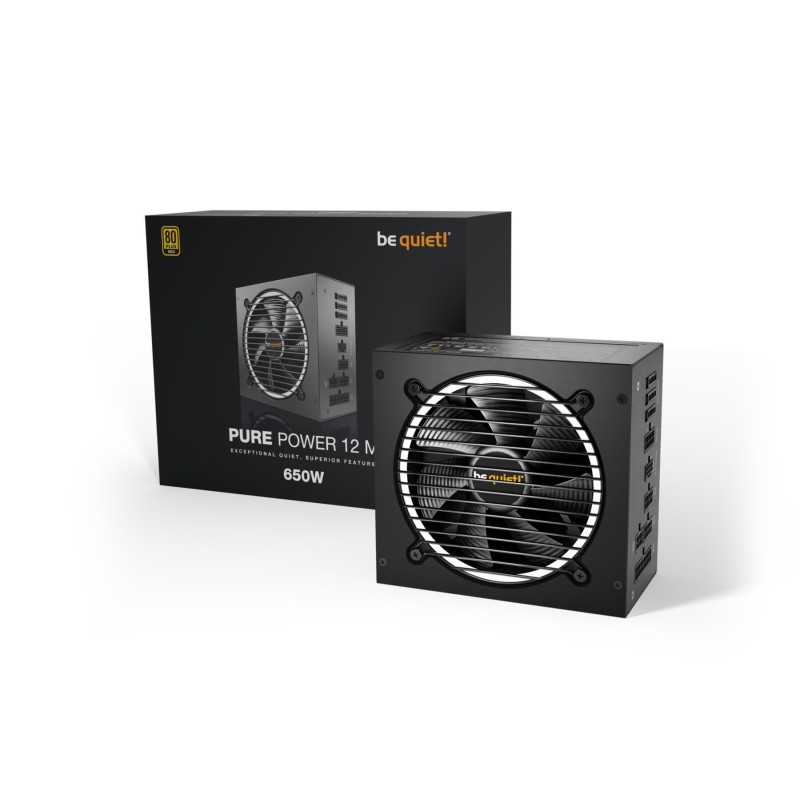 Buy be quiet! Pure Power 12 M 650W - ATX 3.1, Fully-Modular, 80 PLUS Gold in Cyprus, Nicosia, Limassol, Larnaka, Pafos