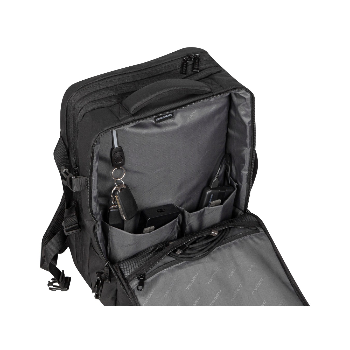 Natec Camel Pro NTO-2116 Laptop Backpack 17.3" Black | Armenius Store