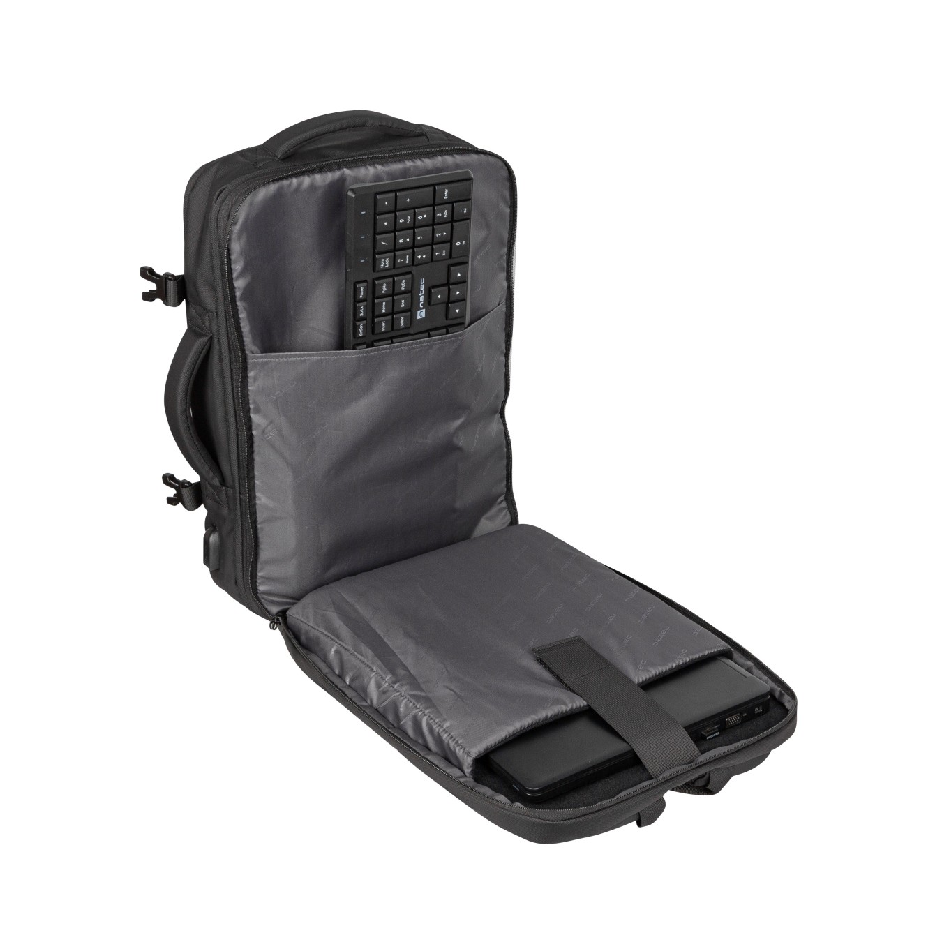 Natec Camel Pro NTO-2116 Laptop Backpack 17.3" Black | Armenius Store
