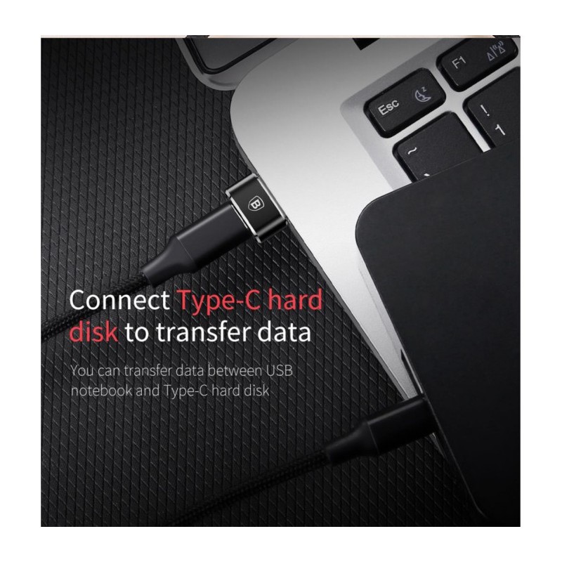 Buy Baseus Adaptor USB-C Female to USB-A Male - USB-C Female to USB-A Male in Cyprus, Nicosia, Limassol, Larnaka, Pafos
