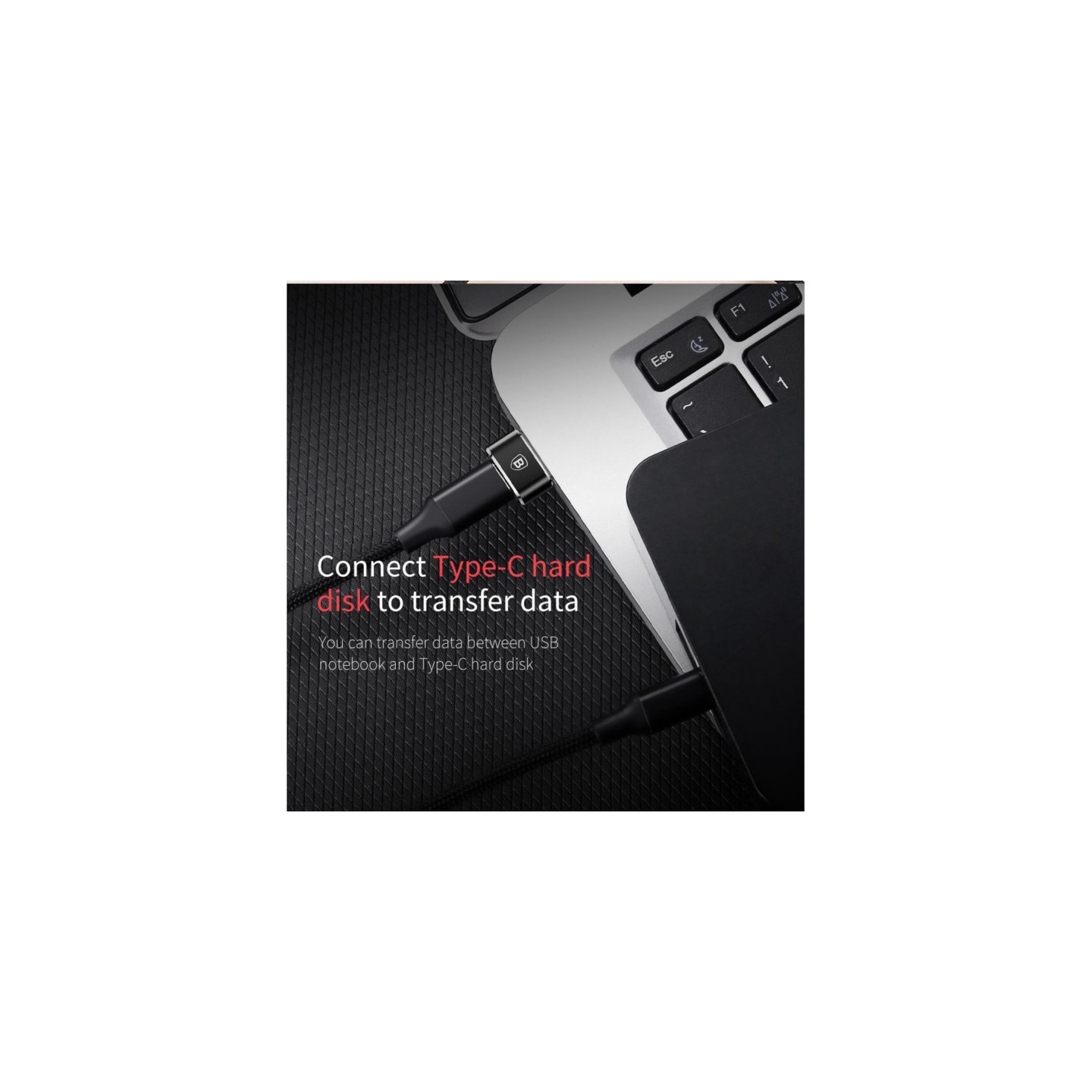 Baseus Adaptor USB-C Female to USB-A Male - USB-C Female to USB-A Male — Buy in Cyprus with Fast Delivery