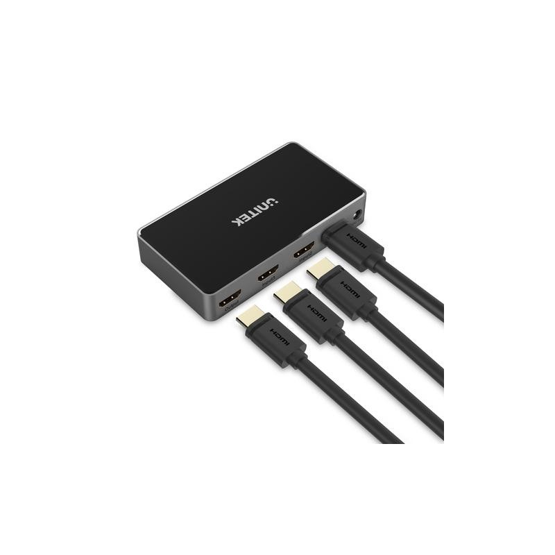 Buy Unitek HDMI Switch - V1111A - 4K HDMI Switch 3in-1out in Cyprus, Nicosia, Limassol, Larnaka, Pafos
