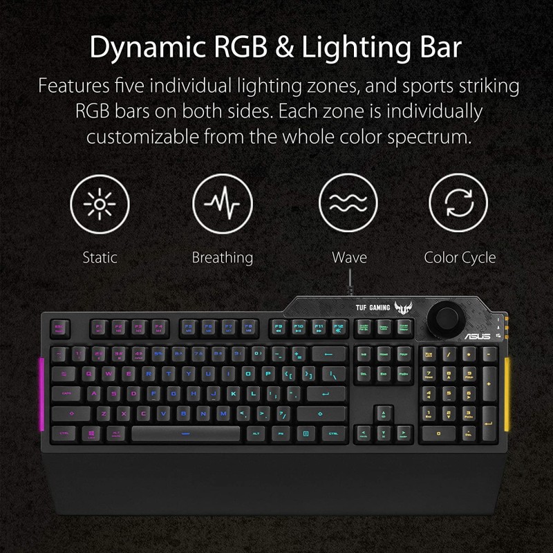 ASUS TUF Gaming K1 Membrane Gaming Keyboard (Boxed) — Buy in Cyprus with Fast Delivery